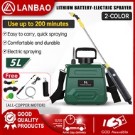 Electric Garden Pressure Sprayer 5L/8L Capacity Mist Sprayer Knapsack Battery Sprayer Pump Pam Racun