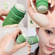 Green Tea Purifying Clay Stick Deep Cleansing Oil-Control Whitening Face Mask Mud Anti-Acne Blackhead Skin Care
