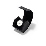 Oirlv กล่องเก็บนาฬิกาข้อมือเดินทางพร้อมหมอนกล่องเก็บนาฬิกาข้อมือกระเป๋านาฬิกาหนังของขวัญวันเกิด B018