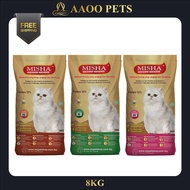 [AAOO Pets] MISHA Cat Dry Food 8KG ( Ocean Fish Chicken Tuna Seafood ) Misha Makanan Kucing - Cat Fo