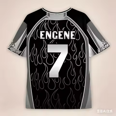 2026 Summer Men's Women's Short Sleeve Casual T-Shirt Enhypen Album Jersey T-Shirt Jungwon Jay Tees 