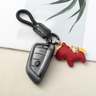 BMW x3 Key Cover ix3 Shell Buckle Blade 2018-2024 Transparent Protection Newspaper Car Interior Supp