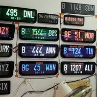 House Number Plate Acrylic Car Light Unit