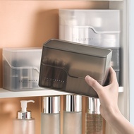 HY/🏮Lipstick Storage Box Desktop Dustproof Household Cosmetic Shelf Bathroom Mirror Cabinet Skin Care Mask Box with Lid