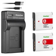 Kastar Battery X2 + Slim USB Charger for Sony NP-BG1 NP-FG1 Battery Sony Cybershot DSC-HX5V, DSC-HX9