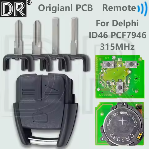 DR Original G-AM ID46 PCF7946 315ASK P/N:24415491 Car Remote Key Smart Fob Or PCB For Opel GM Delphi