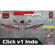 HONDA CLICK V1 125I-150I INDO 2025 CONCEPT DECAL STICKER