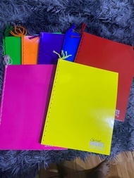 BIG NOTEBOOK w/yarn 80  leavess random brand