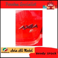 Perodua Axia Black Wording Logo/Logo Emblem