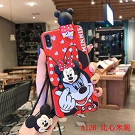 For Huawei Y5 2018 Y5 Prime Y5P Y6P Y6 2018 Y6 2018 Y5 Lite 2018 Prime 2018 Y6 2019 Y6 Pro 2019 Y6S Cute Cartoon Mickey Minnie Phone Case With Doll and Holder Lanyard