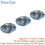 YR-2161 Intelligent Analog Acquisition Module Analog Conversion Board 0-75mV/5V 4-20mA to RS-485 DC9