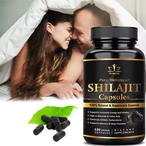 Shilajit Pure Himalayan Organic-Shilajit Supplement with Purity, High Dosage&Potency for Energy, Str