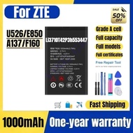 Li3710T42P3h553447  for ZTE U526/E850/A137/F160  Phone Battery High Quality  Replacement Bateria Gra