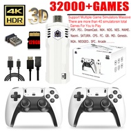 New X2L 30000+ Game  4K Game Player 3D HD Retro Video Game Console Wireless Controller TV  Emulator 