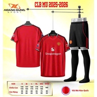 Bộ Quần Áo Đá bóng CLB Manchester United 2024-2025 Bộ QA đá banh CLB MU 2024-2025 MẪU MỚI - NHIỀU MÀ