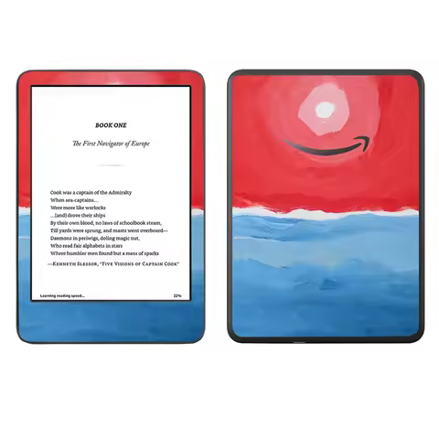 New designs for Kindle 2024 Youth Edition Decals Customizable E-Reader Stickers for Amazon Kindle Fi