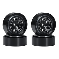 E3[VET Store] Exclusive4Pcs 1.3 Inch Metal Beadlock Wheel Rim Wheel Hub for TRX4M 1/18 RC Crawler Ca