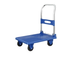 Trolley Cargo Trolley Hand Buggy Foldable and Portable Handling Household Trailer Platform Trolley Delivery Luggage Trolley