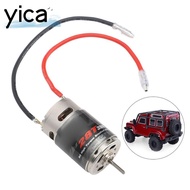 YICA RC Brushed Motor, High Torsion Stainless Steel Brushed RC Motor, Durable Low Noise 390 28T RC E