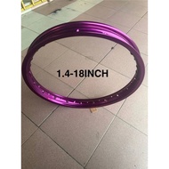 Alloy rim purple hreen red black blue size 1.20x17, 1.40x17, 160x17, 1.85x17, 1.40x18, 1.60x18, 1.85