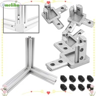 MOLIHA Bracket Connector Aluminum Extrusion Profile 2020 3030 4040 Series Slot with Screws 3-Way