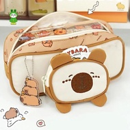 Cute Pencil Case 3D Capybara Cute Large Capacity Pen Holder