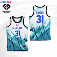 Basketball Jersey Dongic Men's Women's Luka Dongic Slovenia Basketball Olympics 2024 Youth All Subli