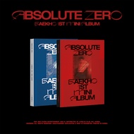 [ OFFICIAL READY SEALED ] BAEKHO - 1st Mini Album [ Absolute Zero ] ( Running ver | Melting ver ) Kp