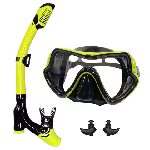 Diving Mask Set QYQ Diving Mask Professional Snorkel Diving Mask and Snorkels Goggles Glasses Diving