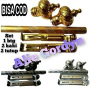 Full set curtain rod iron complete set curtain rod iron complete set curtain pole window curtain