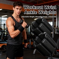 Workout Weights Women Men Wristband Adjustable Wrist Ankle, Weighted Wrist Weights Ankle