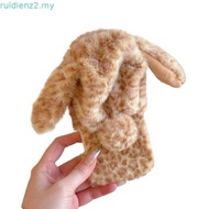 Cute Plush Leopard Print Rabbit Phone Case For Xiaomi Poco C85 C75 C71 C67 C65 C61 C55 C51 C50 C40 C