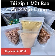 【Cheap price】MINH AN ZIP BAG - 2 INNER ZIP BAG, BEAUTIFUL THICK TYPE SILVER ZIP BAG