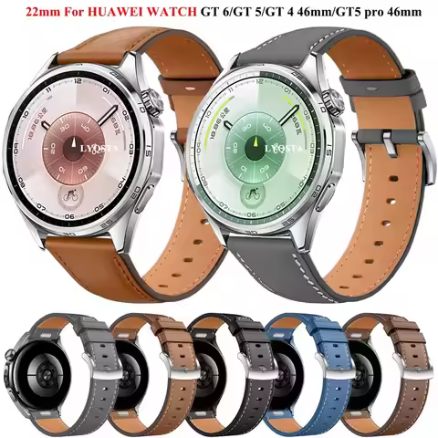 22mm Watch Strap For HUAWEI WATCH GT6 46mm Band For HUAWEI WATCH GT5 4 3 GT5 GT6 Pro 46mm Wristband 