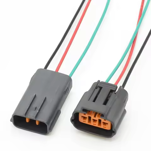 1 Pc 3 Pin DL 090 Waterproof Cable Connector 6195-0009 6195-0012 For EOV Outlander Nissan Mazda RX8 