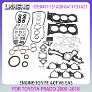 1GR-FE ENGINE gasket set For TOYOTA LAND CRUISER PRADO FJ CRUISER GSJ1 J15 4.0L 4.0 L T V6 GAS 2005-