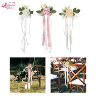 Abbraccia Wedding Aisle Decorations, Aisle PEW Flower Arrangement Aisle Chair Back Floral Decors