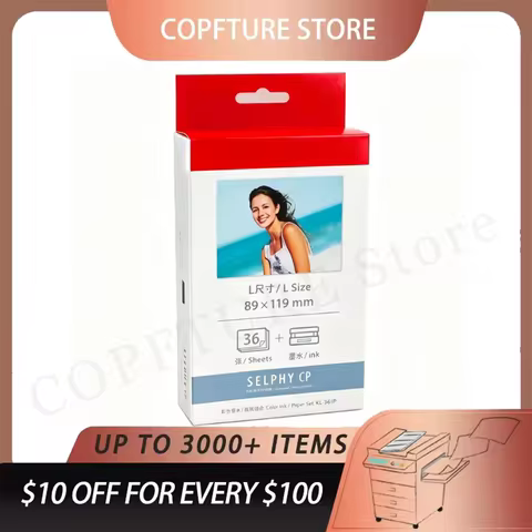 Original Selphy Photo Printer KL-36IP For Canon CP800 CP810 CP900 CP910 CP1200 CP1300 CP1500 5 Inche