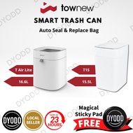 Townew T1S/T Air Lite Smart Trash Bin Touchless Auto Seal Motion Sensor