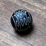 Boutique Tibetan Old Material Dzi Beads Twenty-One Eye Round Dzi Beads 21 Eyes Round Dzi Beads with 