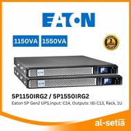 EATON UPS 5P GEN2 UPS 5P1150IRG2 (1150VA - 920W) | 5P1550IRG2 (1550VA - 1350W) | INPUT:  C14, OUTPUT