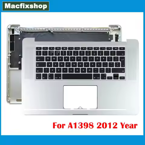 French Azerty Spanish German EU A1398 Top Case For Macbook Pro Retina 15 A1398 Topcase with Keyboard