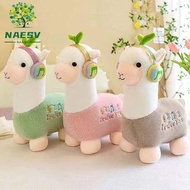 NAESV Alpaca Plush Toy Soft Toy Kids Gifts Sleeping Pillow Plush Animal Toy Plush Pillow Home Decora