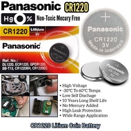 Panasonic CR1220 Lithium Battery For Automotive Car Remote Battery ,Watches,Medical Device , Electro