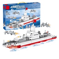 Navy Destroyer Model, Children's Assembly Toy Set Patrol Destroyer Warship Model l Kids