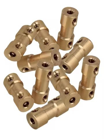 2.2/2.3/3/3.17/4/5/6mm N20 Motor Shaft Coupling Connector Sleeve Adapter Brass Transmission Joint fo