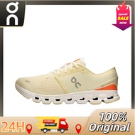 On On Running X4 Men's and Women's Milk Yellow Running Shoes