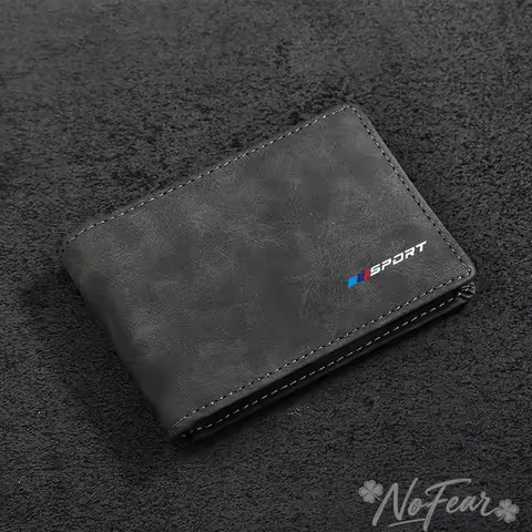 New Short Men's Wallet High Quality Card Clips Simple Key Bag For BMW 1 3 5 Series G30 G20 F30 F10 E