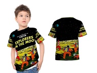 Baju TINTIN EXPLORERS Fashion Anak Kaos Fullprint gratis pakai nama