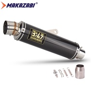ระบบท่อไอเสียรถจักรยานยนต์ Yoshimura GP-Magnum ส่วนปลายท่อไอเสียปลายท่อ Escap พร้อมเครื่องเก็บเสียงค